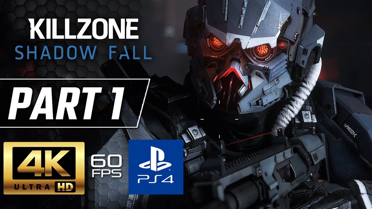 KILLZONE SHADOW FALL Gameplay Walkthrough Part 1 Campaign [4K 60FPS PS4] - No Commentary