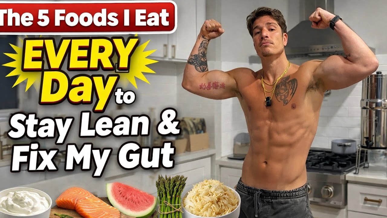 Lean Gut Example The 5 Foods I Eat EVERY Day to Stay Lean & Fix My Gut - YouTube