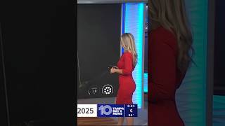 Caitlin Lockerbie - Tight Red Dress