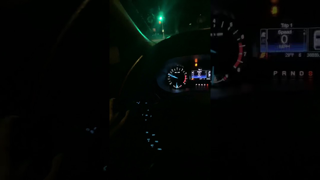 2017 Ford Fusion sport with cutout valve exhaust, short launch