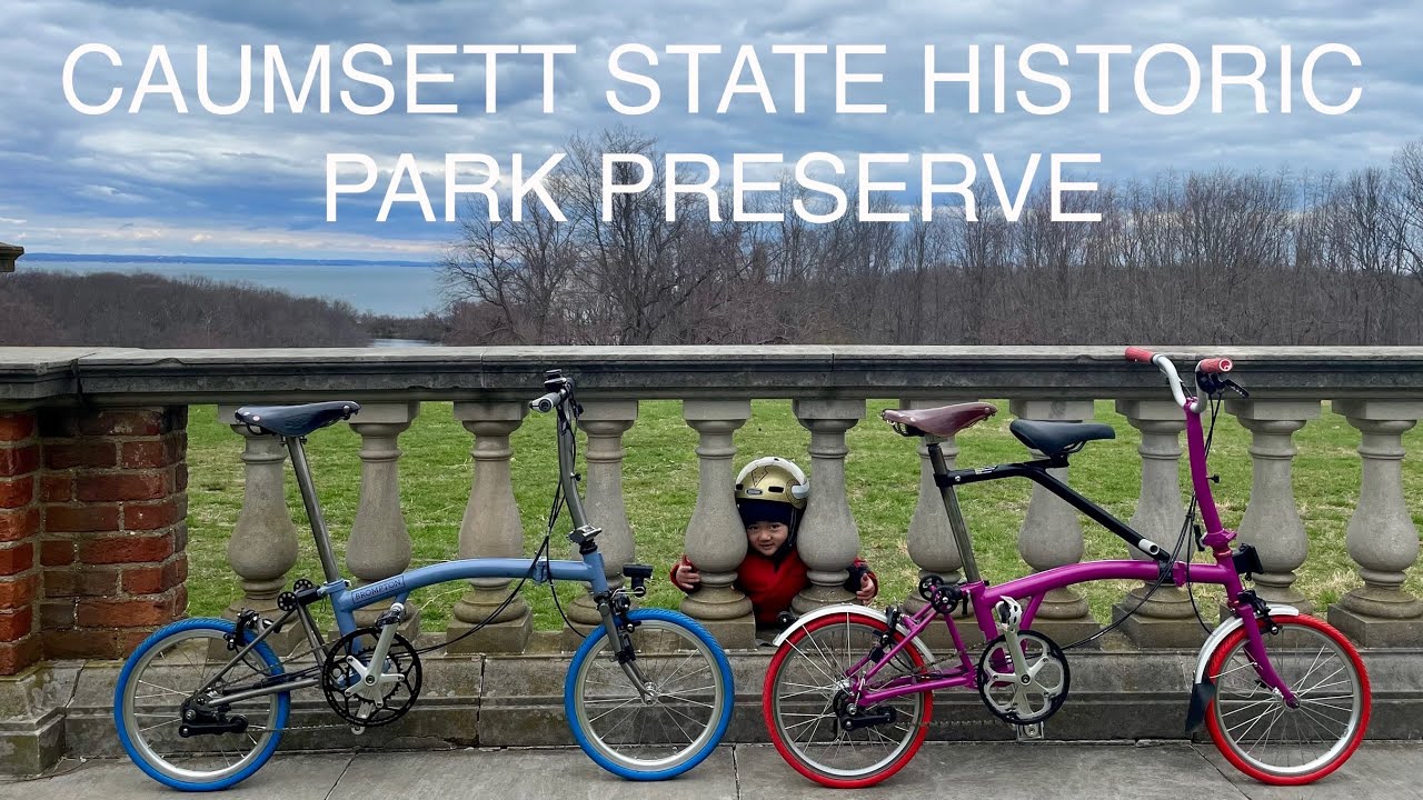 [Прогулка на природе] Складной велосипед Brompton. Посещение исторического парка-заповедника штат...