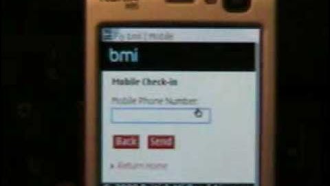 Flight checkin by visual IVR