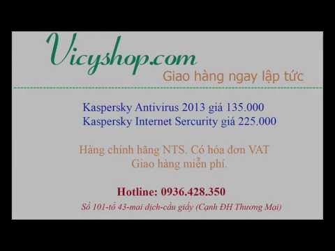 Bán phần mềm diệt virus kaspersky 2013 bản quyền tại Hà Nội | Vicyshop