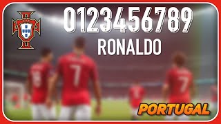 Portugal's 2024 Jersey Font for Ronaldo (#7) in Adobe Illustrator & Mockup in Photoshop Portugal's 2024 Jersey Font for Ronaldo (#7) in Adobe Illustrator & Mockup in Photoshop