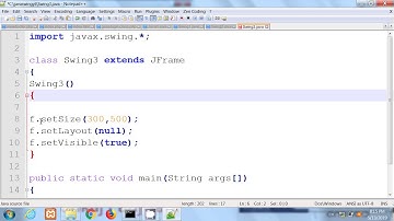 Java swing in Hindi By Pankaj Panjwani #3  | JFrame + Inheritance
