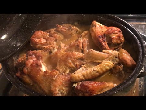 Delicious Turkey Wing Dinner