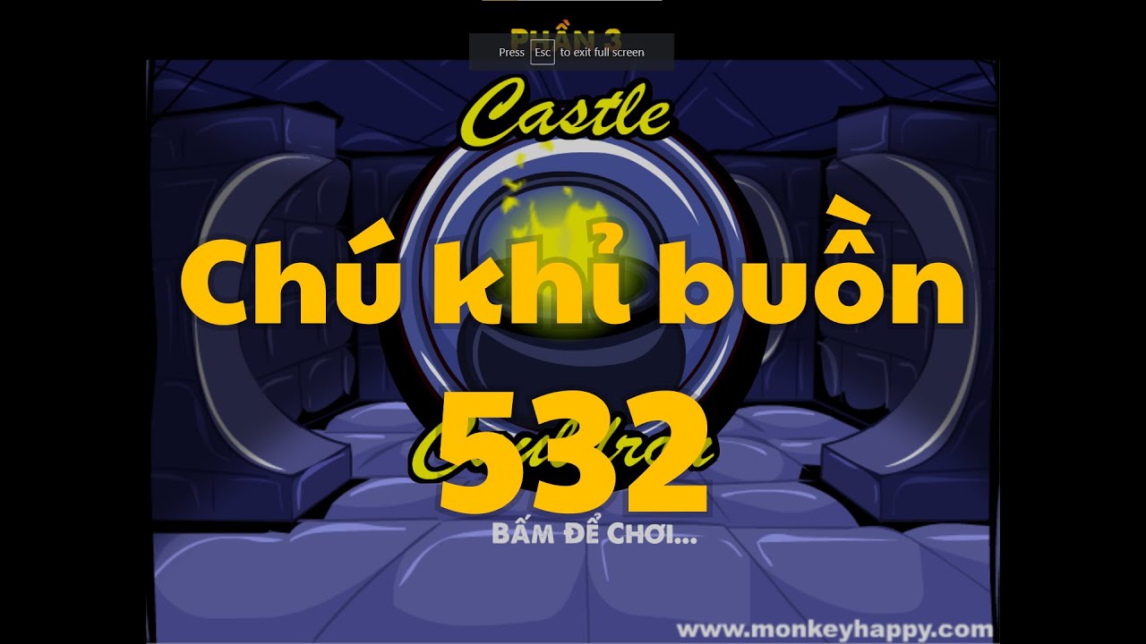 Chú Khỉ Buồn 532 - Lâu Đài Cauldron Phần 3 | Monkey Go Happy Stage 532 -  Castle Cauldron Chapter 3 - Youtube