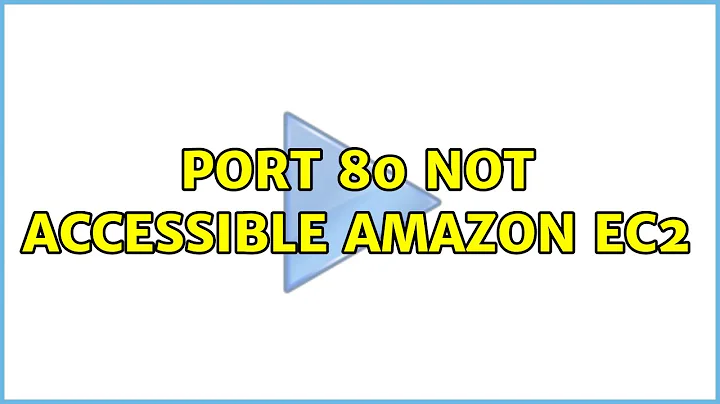 Port 80 not accessible Amazon ec2 (4 Solutions!!)