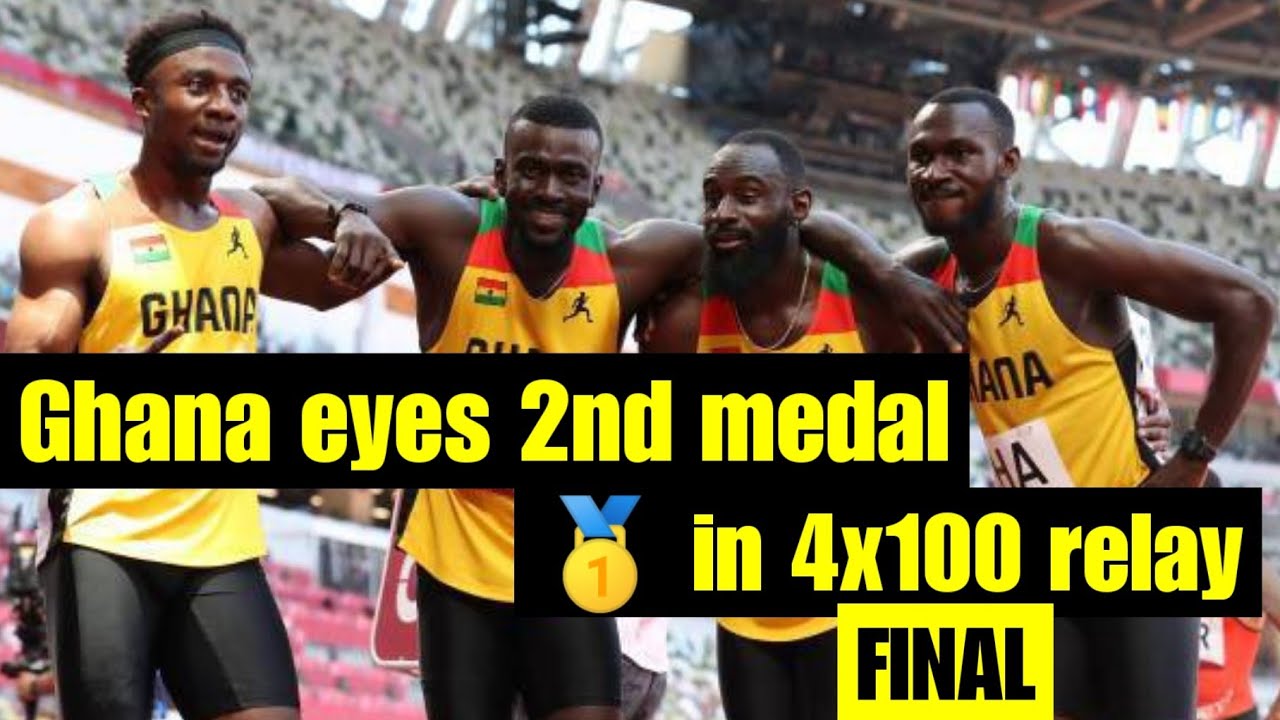 Tokyo Olympics: Ghana 🇬🇭 qualifies for final of Men's 4x100 relay
