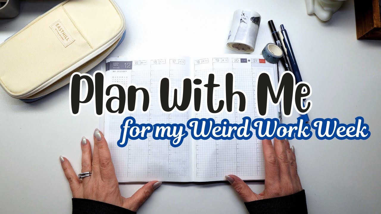 Планируйте вместе со мной | Необычная рабочая неделя | Функциональное планирование | Hobonichi Co...