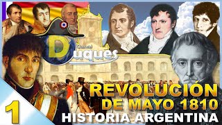 ⚔️ REVOLUCIÓN DE MAYO 1810 en 8 Minutos 🇦🇷 | Resumen COMPLETO