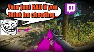 When your CHEATING on STREAM but everyone KNOWS *Gets called out the ENTIRE stream* (TARKOV CHEATER)