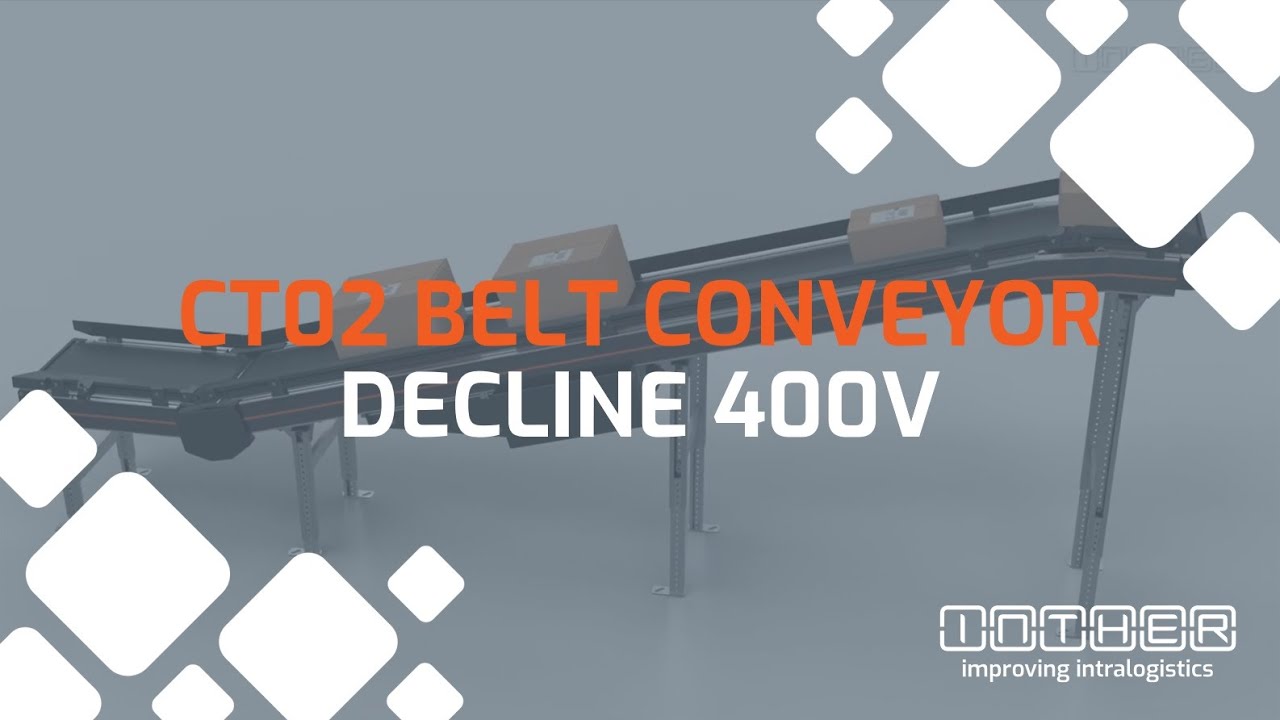 CT02 Belt Conveyor Decline 400V | Inther Conveyor Equipment