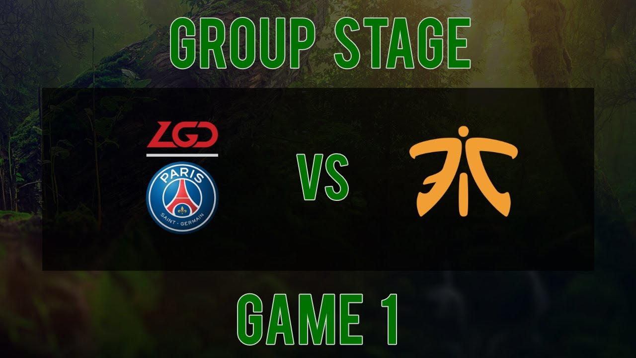 [Kuala Lumpur Major] PSG.LGD vs FNATIC - Game 1 - Group Stage
