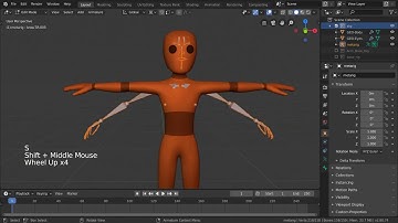Part 34 - Easiest Blender Lessons 🔥🔥 -  Character Rigging | Blender 2.80 Fundamentals
