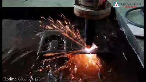Máy cắt sắt plasma cnc của CNC Việt Hàn cho ra thành phẩm siêu nét, siêu mịn
