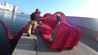 DESMI Mobile Troilboom Deployment Platform for Immediate Response
