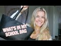 What's in my college school bag