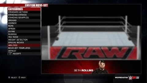 WWE 2K15 Seth Rollins Updated Moveset