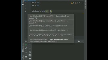 Find the minimum of two numbers #python #pythonprogramming #pythontutorial #pythoncourse #shorts