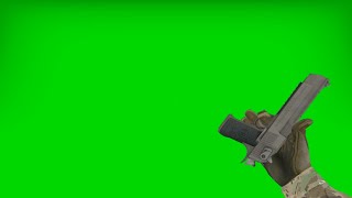 CS:GO Green Screen - Desert Eagle Shooting