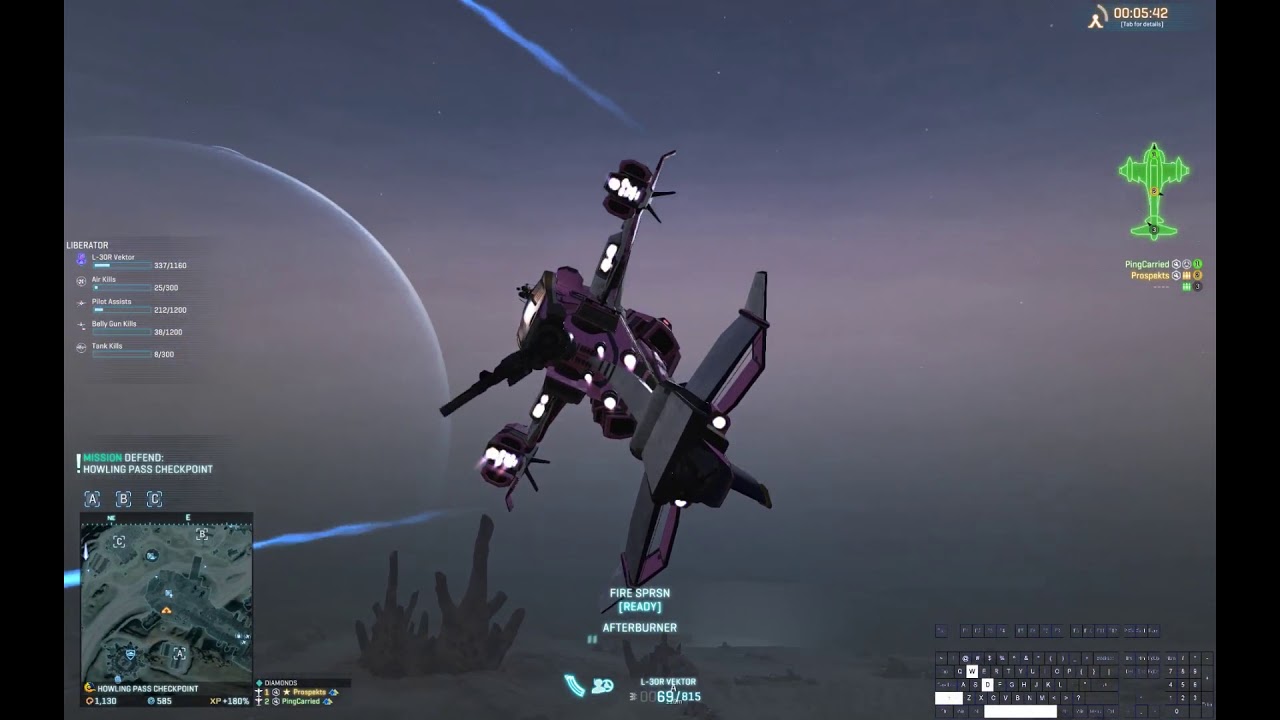 How to fly? - Planetside 2 Liberator Gameplay - YouTube