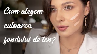 Cum alegem culoarea fondului de ten | Tonul si Subtonul | Carmen Costa screenshot 1