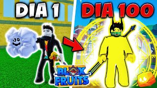 I Spent 100 Days at Blox Fruits - THE MOVIE