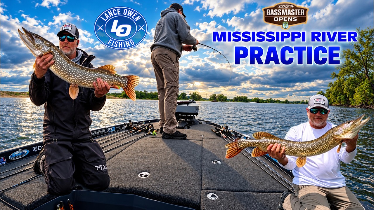 Mississippi River MONSTERS! 🎣 Bassmaster Opens Practice | Lance Owen Fishing