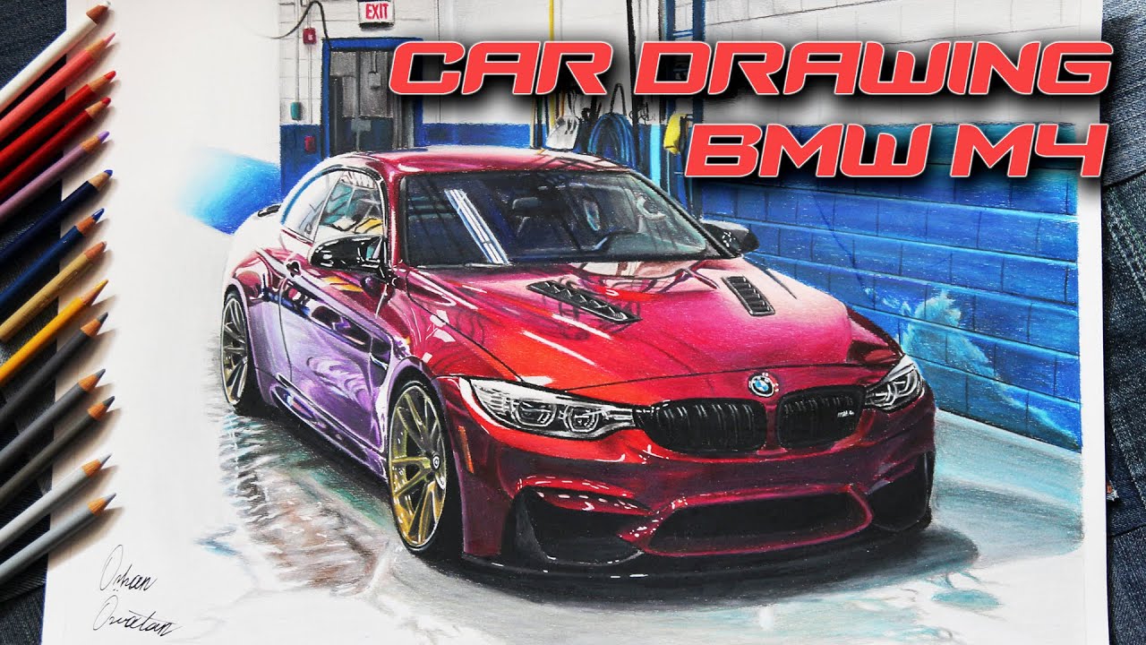 Как нарисовать bmw m4