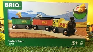 unboxing BRIO Safari Train BRIO 33722 (03387)