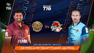 2025 Abu Dhabi T10 I Match 17 Highlights: Northern Warriors vs Vista Riders | Season 9