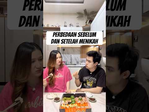 Perbedaan sebelum dan setelah menikah #shorts #marishachacha