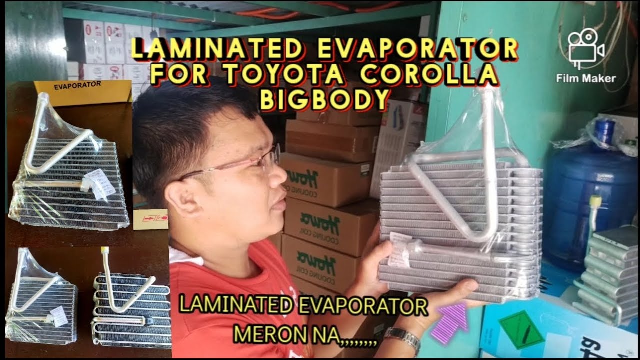 TOYOTA COROLLA,LAMINATED AND SERPENTINE EVAPORATOR FOR CAR AIRCON