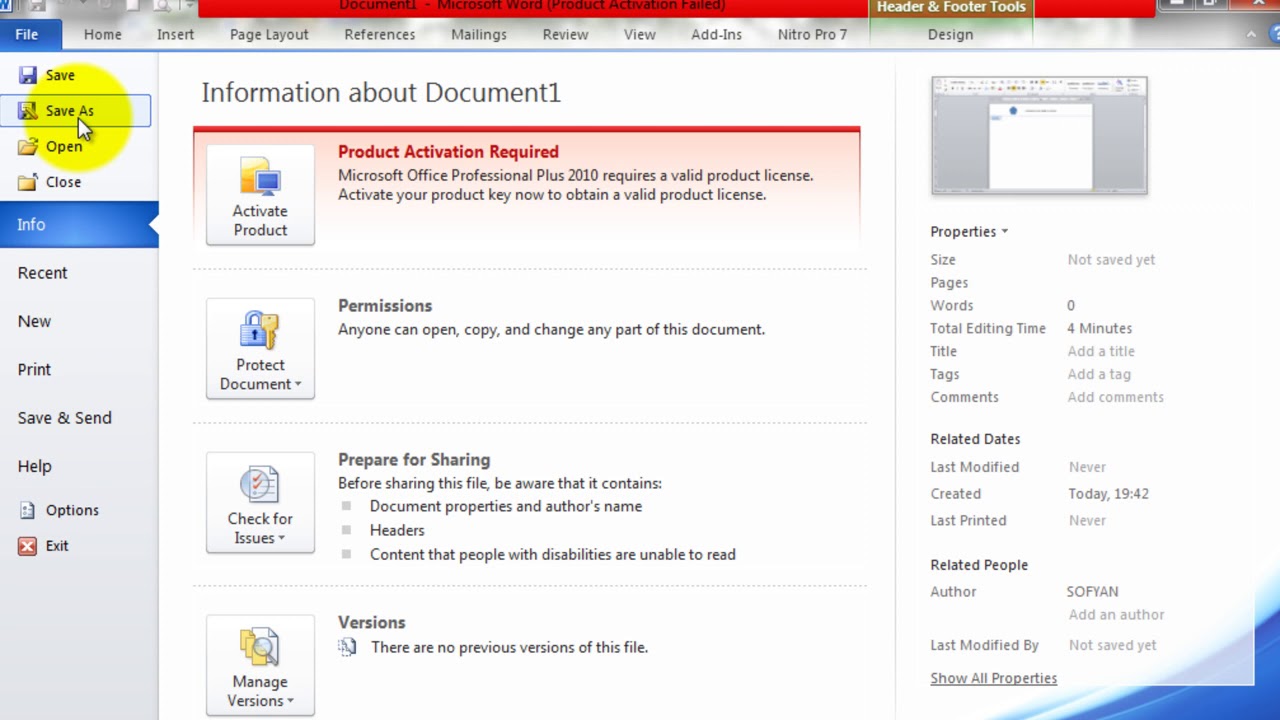 Tutorial Cara Membuat Kop Surat Di MS Word 