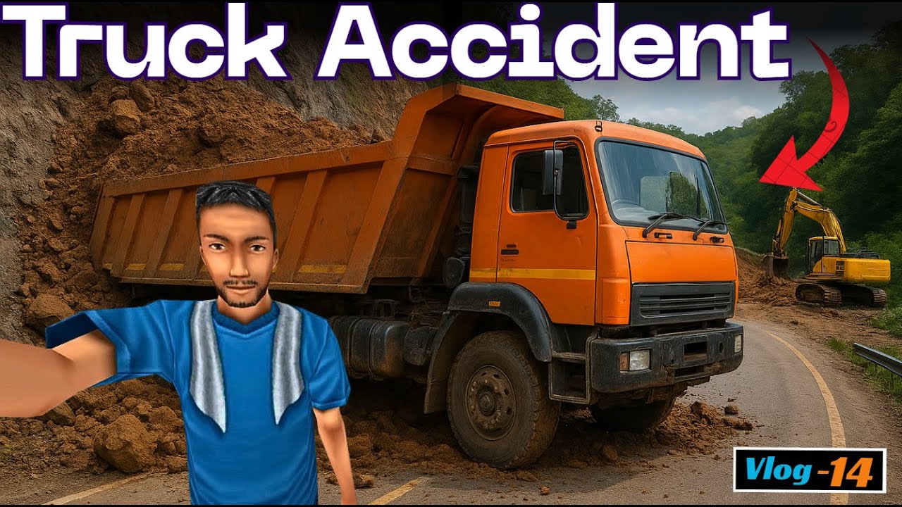 Heavy Loaded Truck with Mitti 😱 | Indian Truck Game Real Driving 