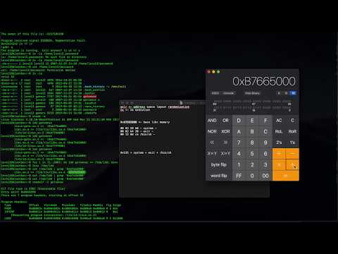 14. Эксплойтим buffer overflow с защитой ASLR и NX