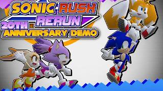 Sonic Rush Rerun Anniversary Demo | Sonic The Hedgehog FanGame - Full Game Walkthrough screenshot 1