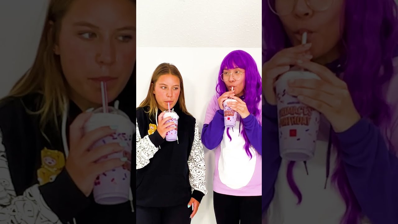 LANKYBOX SISTERS TRY THE GRIMACE SHAKE Shorts