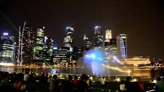 Marina Bay Sands - Laser Show