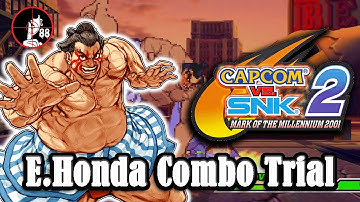 E.Honda Trials for Capcom vs. SNK 2 【カプエス2】(Hints in description)