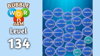 Bubble word jam level 134 walkthrough solution 