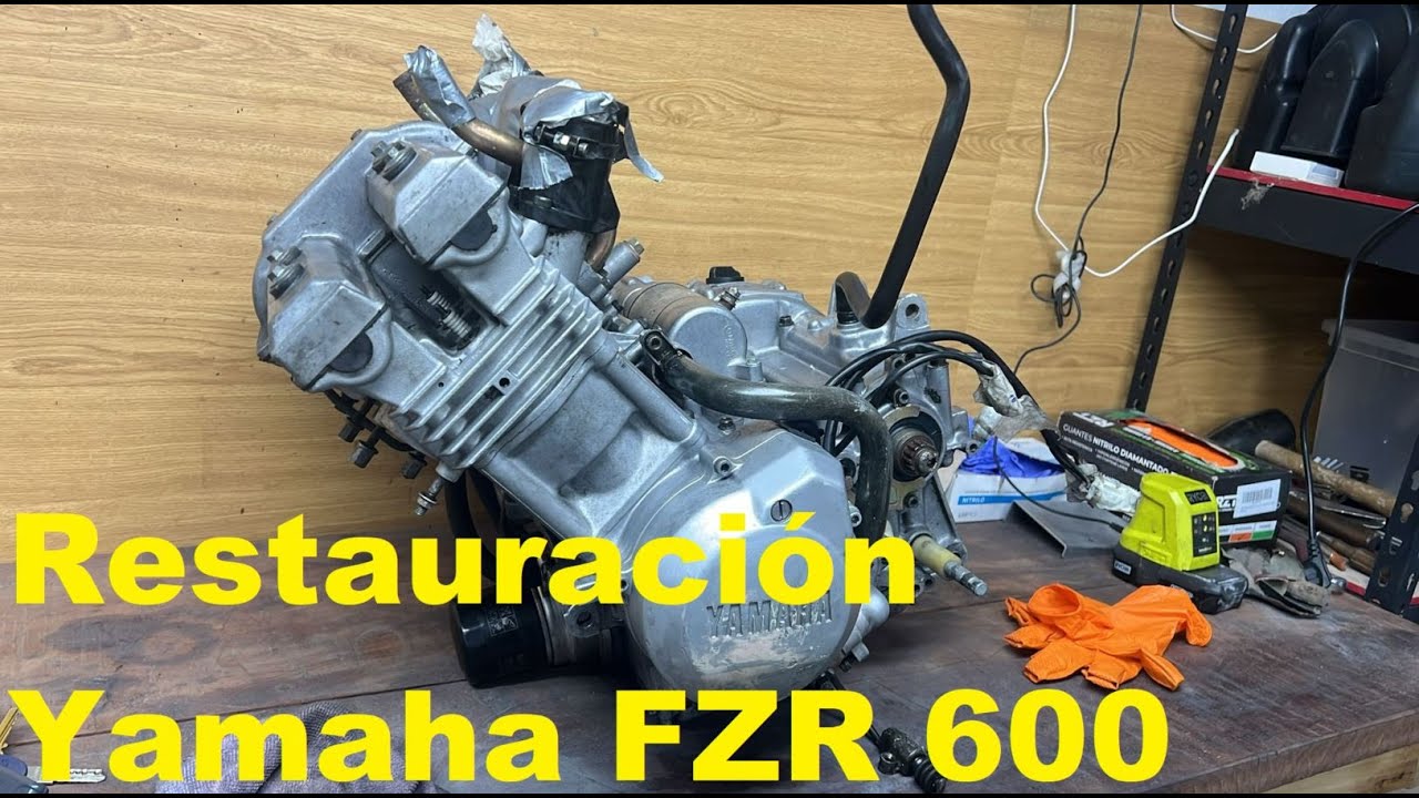 EN DIRECTO !! Mantenimiento de Yamaha FZR 600