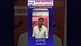 Dell Inspiron Battery Changed Successfully at Ram Infotech Chennai