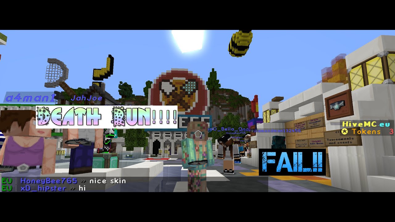Minecraft~Deth Run~ On the hive~ [FAIL]~ DNF - YouTube