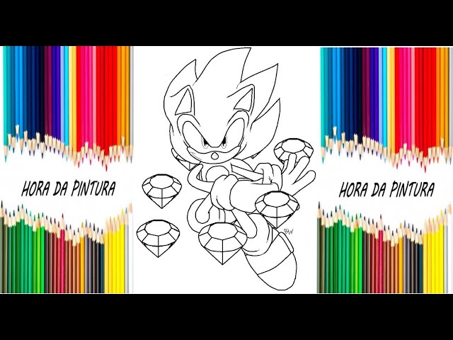 Hora da Pintura - Colorindo Super Sonic