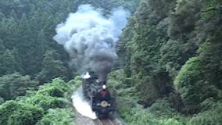 Ｈ２３．８．２８　ＳＬやまぐち号　仁保→篠目　大引越ＴＮ→小河内ＴＮ