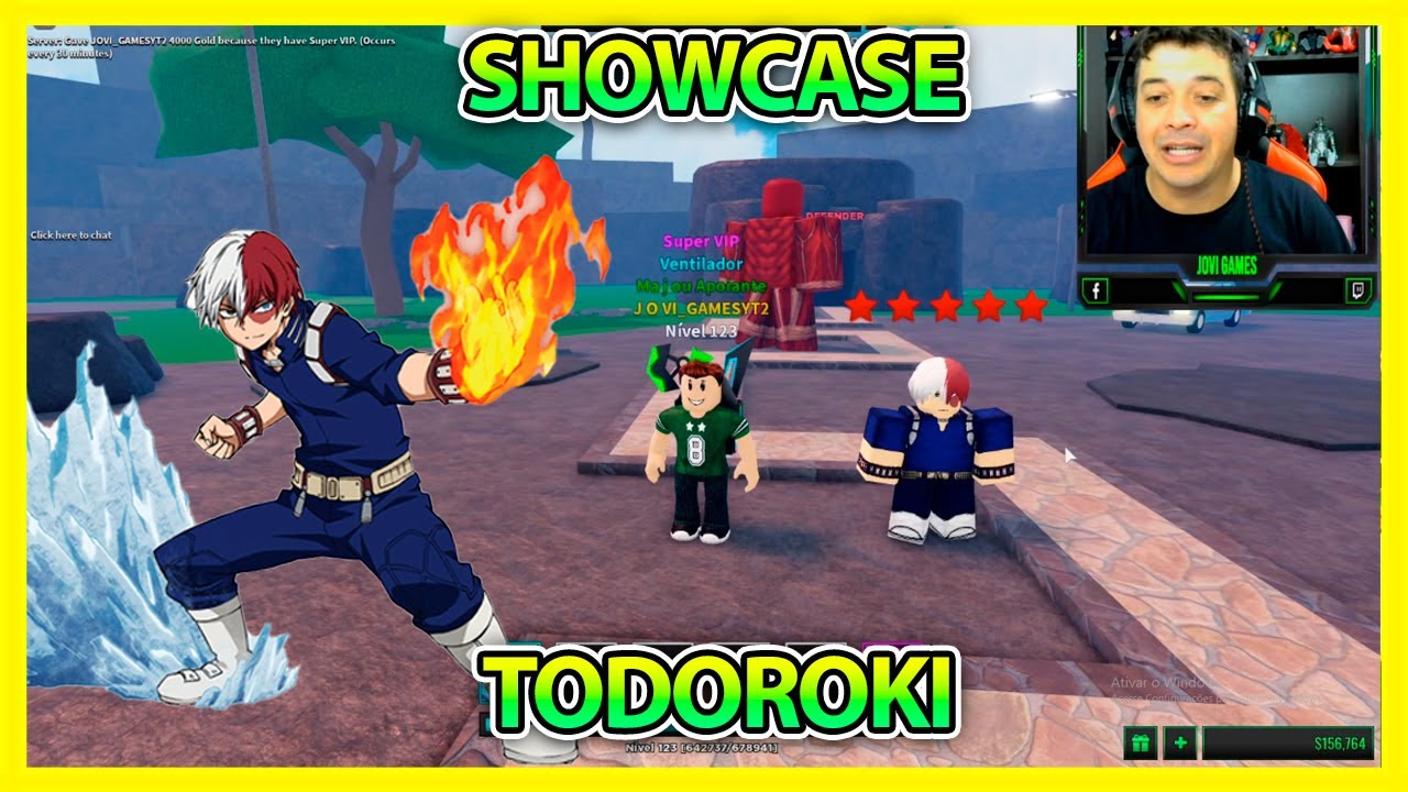 Todoroki Showcase (freeze + burn) - New Divine Unit - Ultimate Tower Defense  