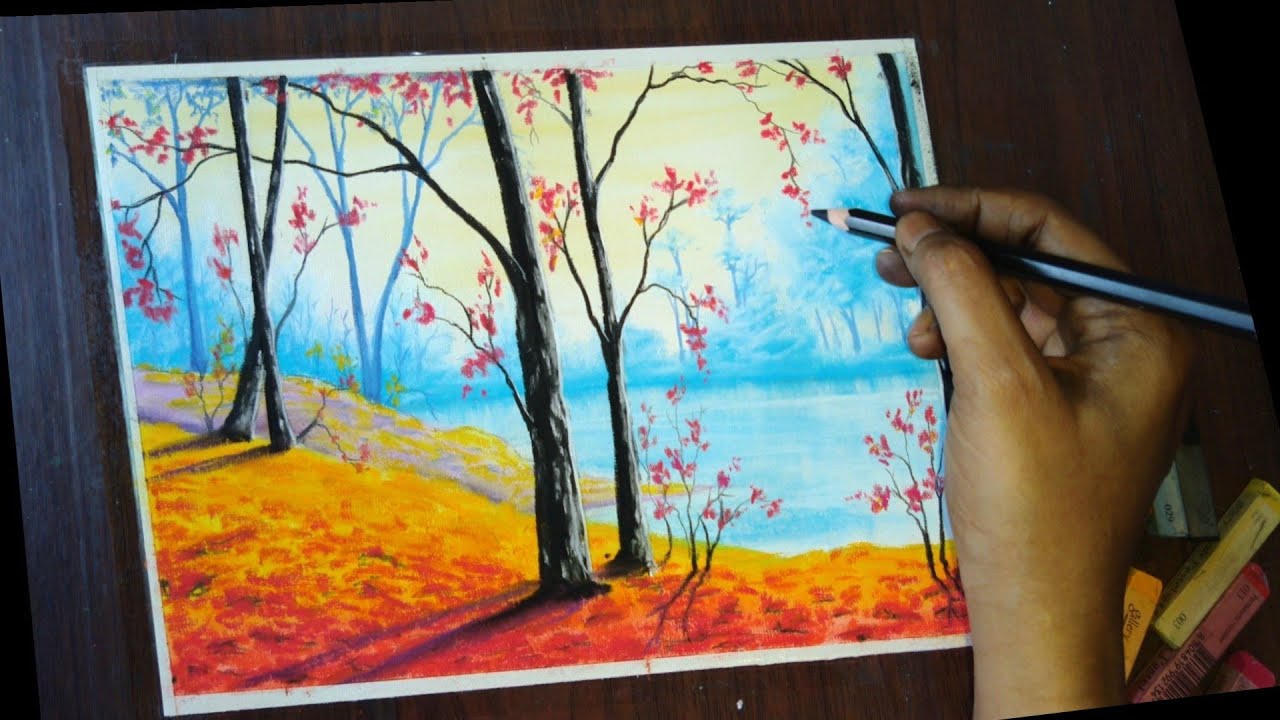 Soft Pastel Landscape Drawing · Art Prof