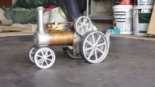 Simple Steam The Myfordboy Traction Engine Part 18 Engine in Steam